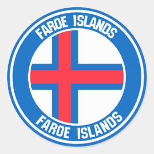 Adesivo Faroe Islands Round Emblem