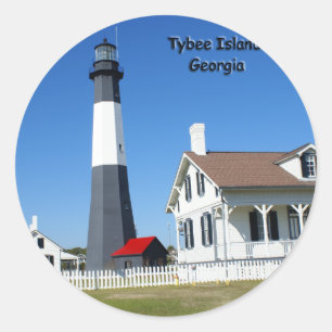 Adesivo Farol da ilha de Tybee