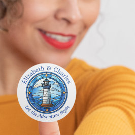 Adesivo Farol de Aventura de Casamento Velejando Náutico