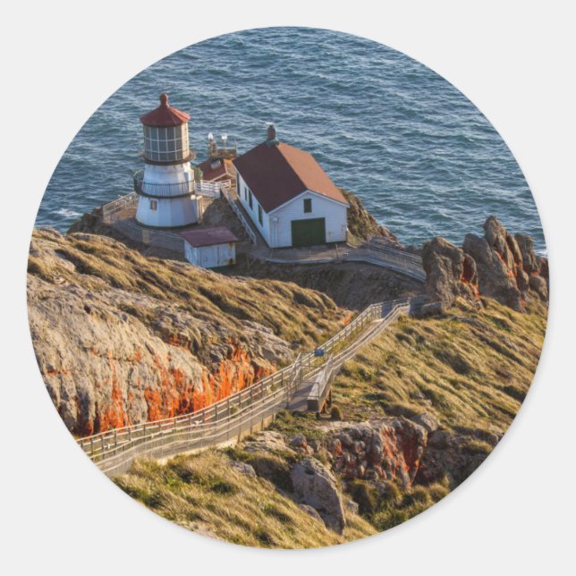 Adesivo Farol em Point Reyes National Seashore (Frente)