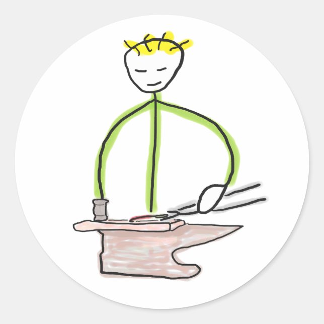 Adesivo Farrier Stickman (Frente)