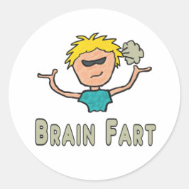 Adesivo Fart do cérebro