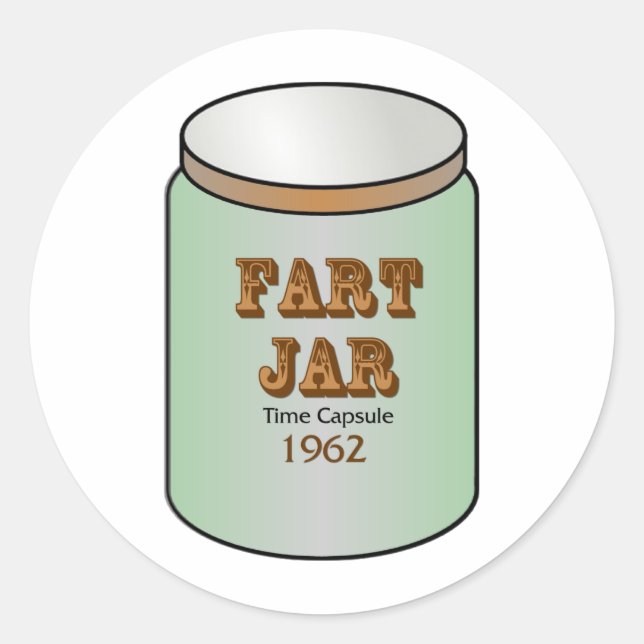 Adesivo Fart Jar Time Cápsula 1962 (Frente)