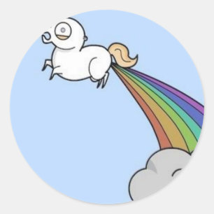 Adesivo Farting Unicorn
