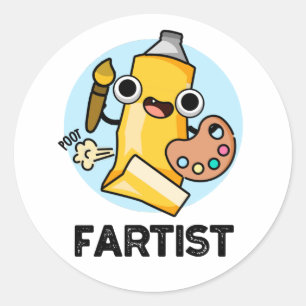Adesivo Fartista Engraçado Artista Pun