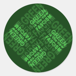 Adesivo Fascismo verde