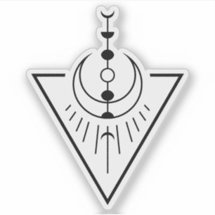 Adesivo Fase da lua solar ascensão