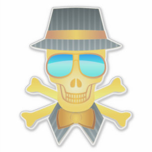 Adesivo Fashion Skull