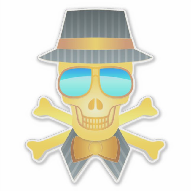 Adesivo Fashion Skull (Frente)