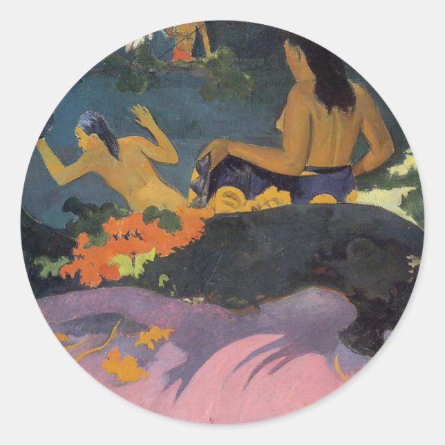 Adesivo 'Fatata Te Miti' - Paul Gauguin Sticker (Frente)