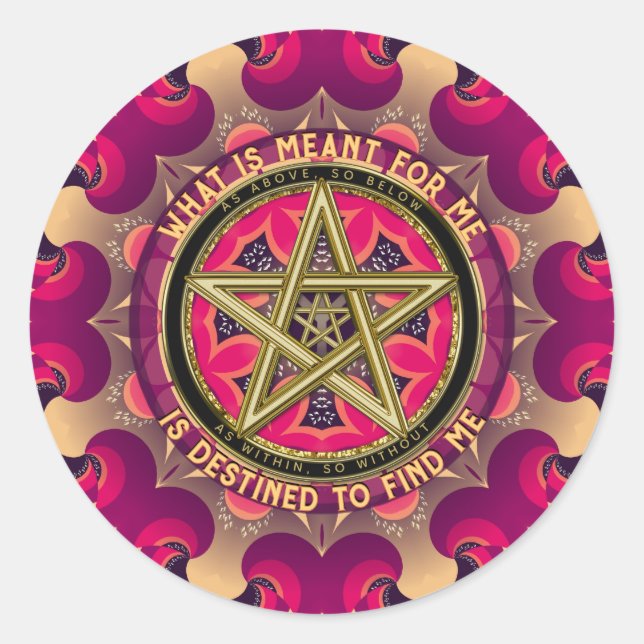 Adesivo Fated Gifts Love Soul Connections Affirmation (Frente)