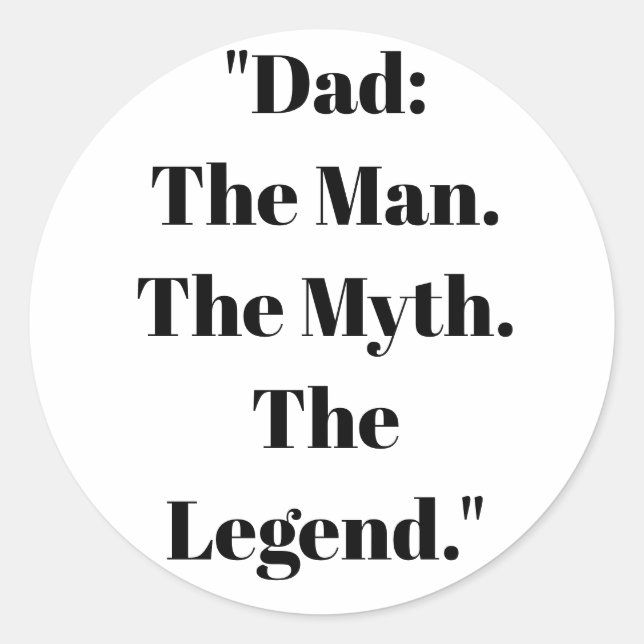 Adesivo Father's Day Gift Sticker (Frente)