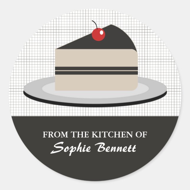 Adesivo Fatia de Bolo (Frente)