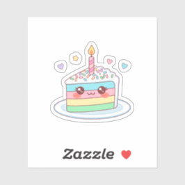 Adesivo Fatia de Bolo Fofa