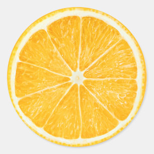 Adesivo Fatia de laranja