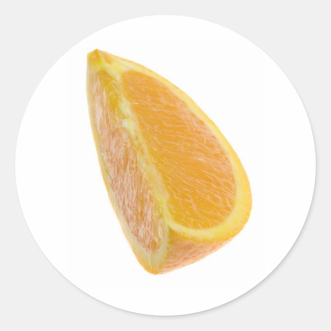 Adesivo Fatia de laranja (Frente)