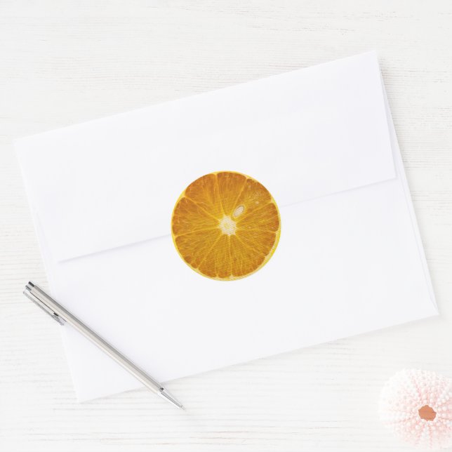 ADESIVO FATIA DE LARANJA DELICIOSA (Envelope)