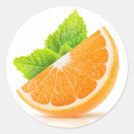 Adesivo Fatia laranja
