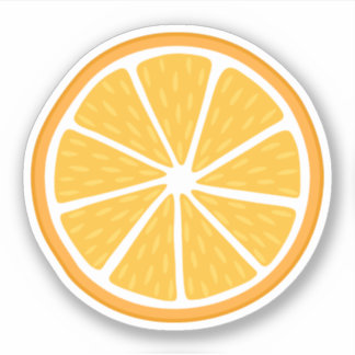 Adesivo Fatia laranja