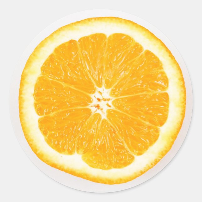 Adesivo Fatia laranja (Frente)