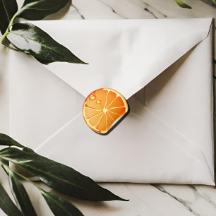Adesivo fatia laranja no2