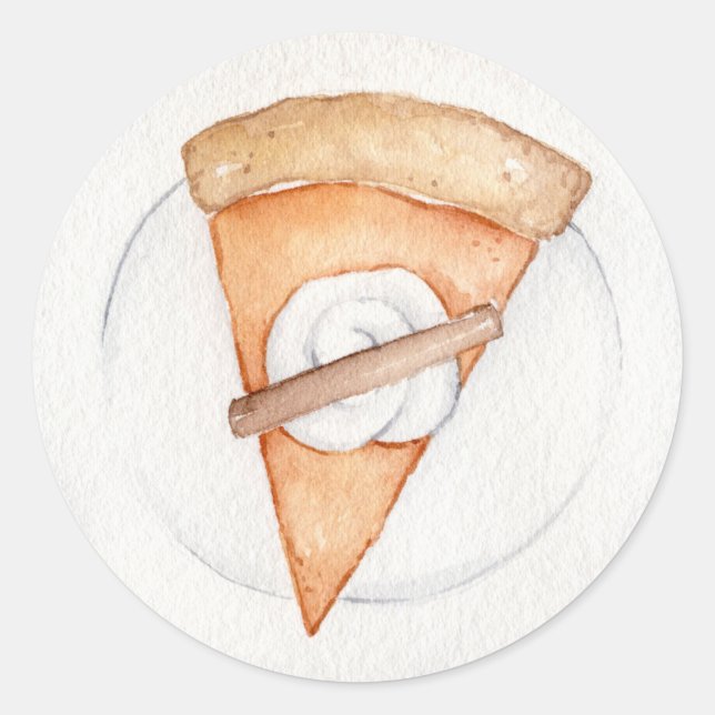 Adesivo Fatia Simples da Pizza de Bomba Queda Ação de Graç (Frente)