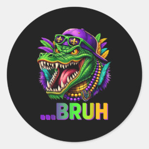 Adesivo Fato de Carnaval Bruh de Jacaré para Homens Mulher
