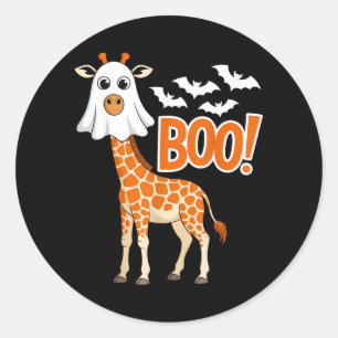 Adesivo Fato de Girafa Boo Amantes de Animais Engraçados H