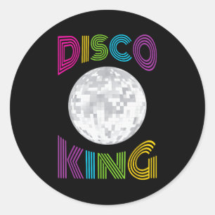 Adesivo Fato de Rei do Disco anos 70 para Homens e Rapazes