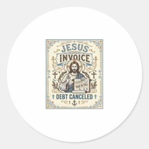 Adesivo Fatura de Jesus Dívida Cancelada Fatura de Jesus D