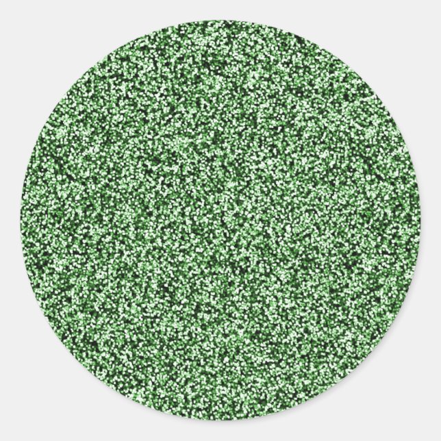 Adesivo Faux Glitter Envelope Emerald Verde (Frente)