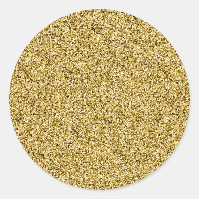 Adesivo Faux Glitter Envelope Seals Dourados (Frente)