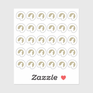 Adesivo Faux Gold Chicken Wedding Place Cards Meal Choice