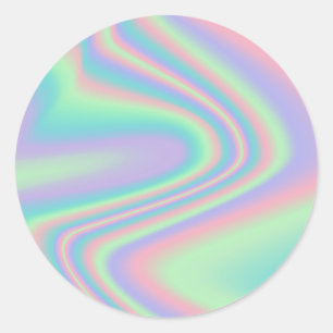 Adesivo Faux Holographic Rainbow