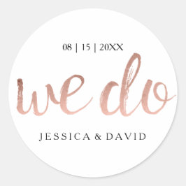 Adesivo Faux Rosa Gold Foil Nós Fazemos