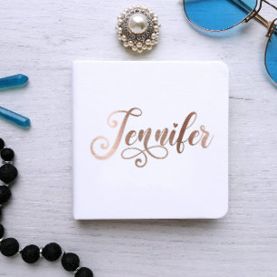 Adesivo Faux Rose Gold Ombre Foil Decorativo Jennifer