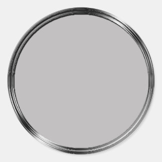 Adesivo Faux Silver Flat Frame Envelope Seal