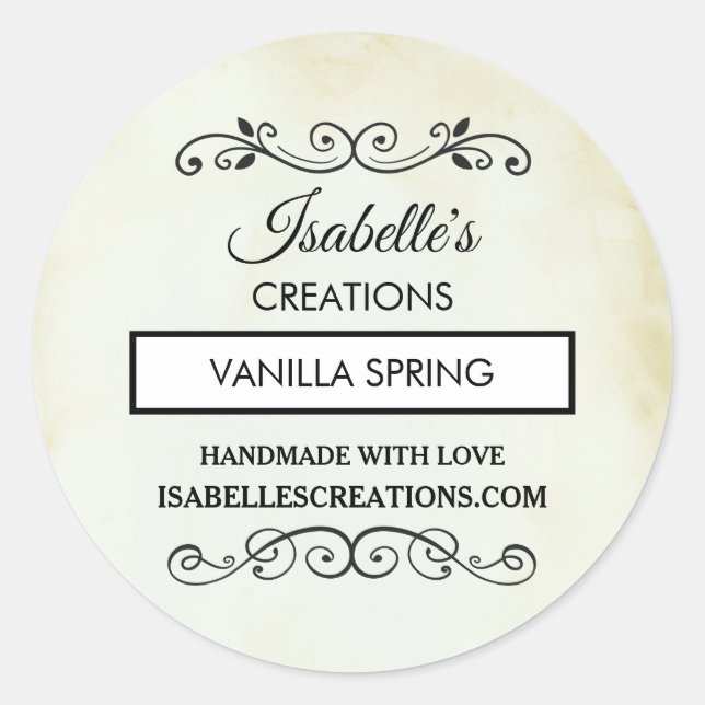 Adesivo Faux Vintage Bacia do Estilo Ocidental (Frente)