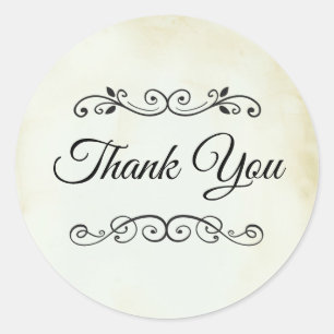 Adesivo Faux Vintage Bacia Estilo Ocidental Obrigado