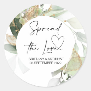 Adesivo Favor de Bag de Casamento Espalhar o Amor Emperram