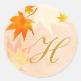 Adesivo Favor de Casamento de Maple Elegante