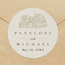 Adesivo Favor de Casamento no Parque Nacional de Yosemite