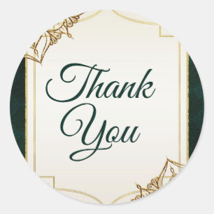 Adesivo Favor de casamento Noites Árabes Marroquinas Verde