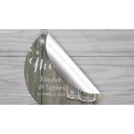 Adesivo Favor De Casamento Obrigado Lâmpada De Mason Jar D