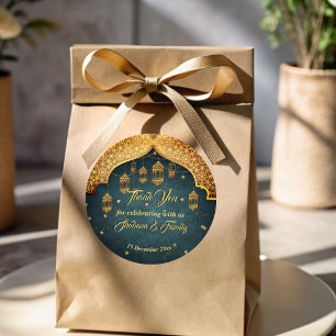 Adesivo Favor de celebração de Henna Mehndi das Noites Ára