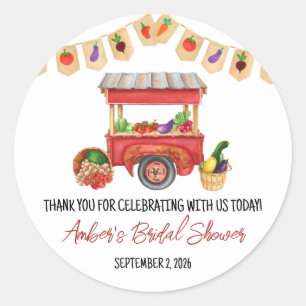 Adesivo Favor de Chuveiro de Noiva Ela Está Fora do Mercad