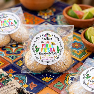 Adesivo Favor de Despedida Final Fiesta Mexicana para Desp