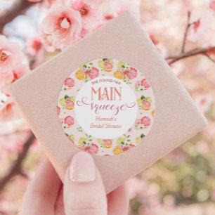 Adesivo Favor de Espremer Limão para Chá de Noiva