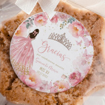 Favor de festa de 15 anos Quinceañera elegante