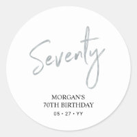 Favor de festa de aniversário de setenta 70 anos c